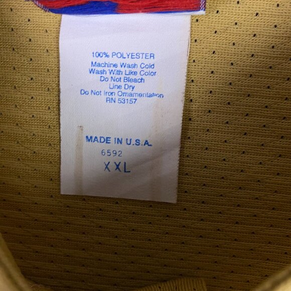 Vintage Boston Red Sox Jersey Men's XXL Gold Majestic Made in USA Alternate - Picture 10 of 13